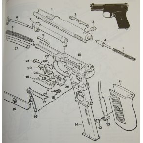 Mauser M/1914 pistol kal. 7,65 mm