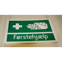Skilt ''Frstehjlp''