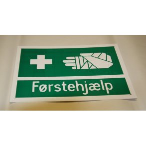 Skilt ''Frstehjlp''