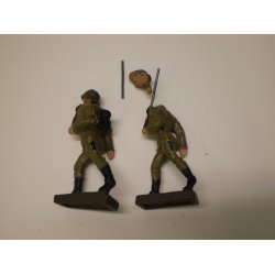 LINEOL Soldaten - 2 St. (kaputt)