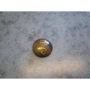 Dansk uniformsknap ''5''