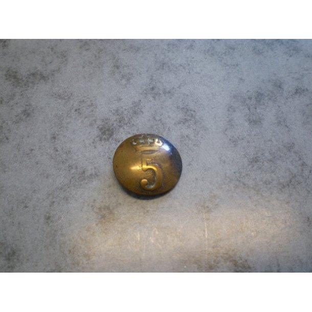 Dansk uniformsknap ''5''