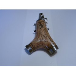 Krudt&quot;horn&quot; af hjortetak.
