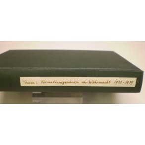 TESSIN: Formationsgeschichte der Wehrmacht