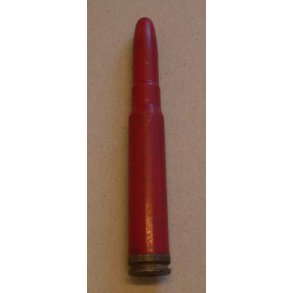 Germany Wehrmacht III reich : Drill cartridge 8x57IS in red plastic