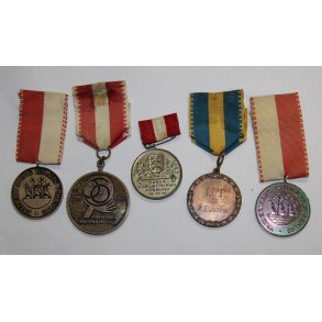 Sportsmedaillen (5 Stk.)